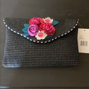 Brand new w tags Betsey Johnson Gypsy Rose clutch